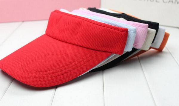 

golf visor cap women sunscreen hats man cotton capempty adjustable for running tennis, Blue;gray