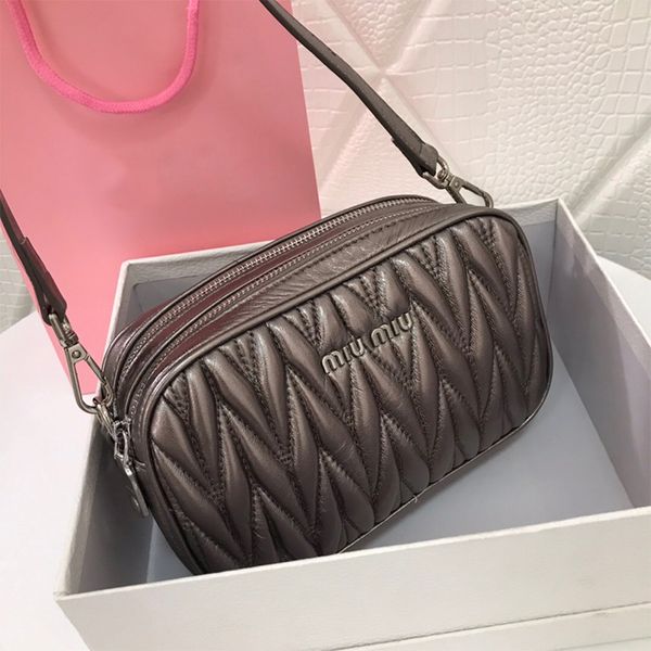 

luxury women messenger bags fashion chain shoulder bags girl double zipper camera bag small purse makeup bags handbag