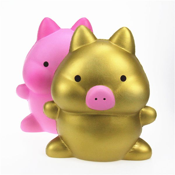 

2019 new decompression toy oversized cartoon pig pu simulation fruit animal model slow rebound toy squishy factory wholesale