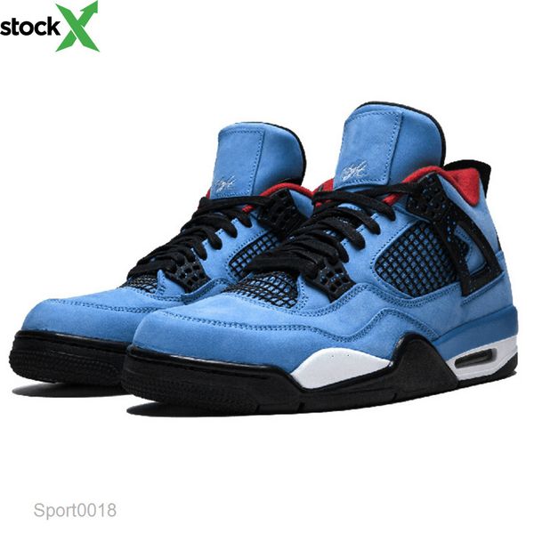 

new bred 4s 2019 4 sports shoes for men travis scots fashion athletic basketball shoe mens trainer sneakers men running shoes, Black