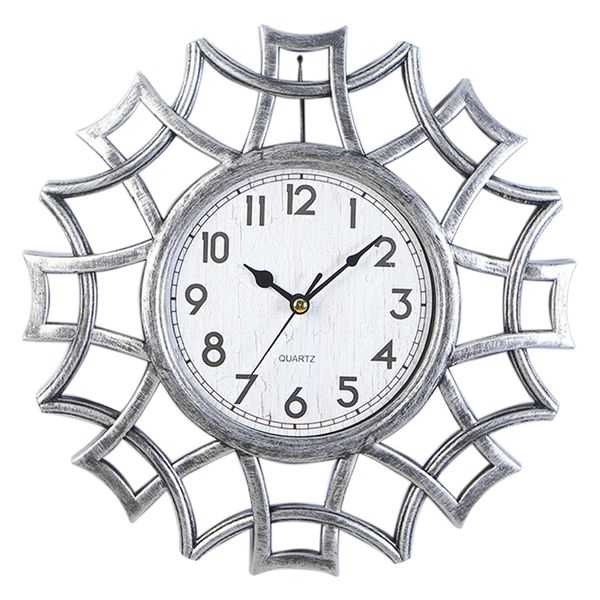 

quartz needle decorative nordic style geometric living room round abstract vintage wall clock gifts 10 inches numerals home