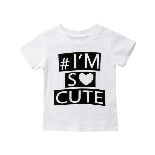 

pudcoco t shirt kids baby girl casual letters print t shirt outfits cotton clothes