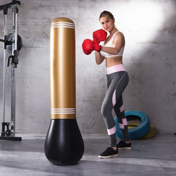 

pvc aerated boxing post fitness sandbag children tumbler vent toy