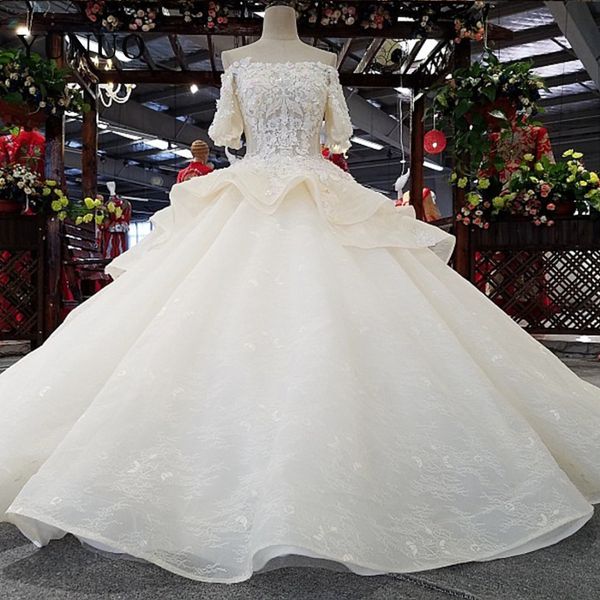 Discount Best Selling 2019 Lace Up Appliques A Line Beading