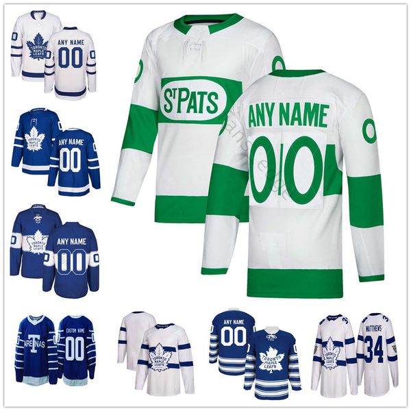 

custom toronto maple leafs 43 nazem kadri 12 patrick marleau 44 morgan rielly 91 tavares 34 matthews men women kids youth hockey jerseys, Black;red