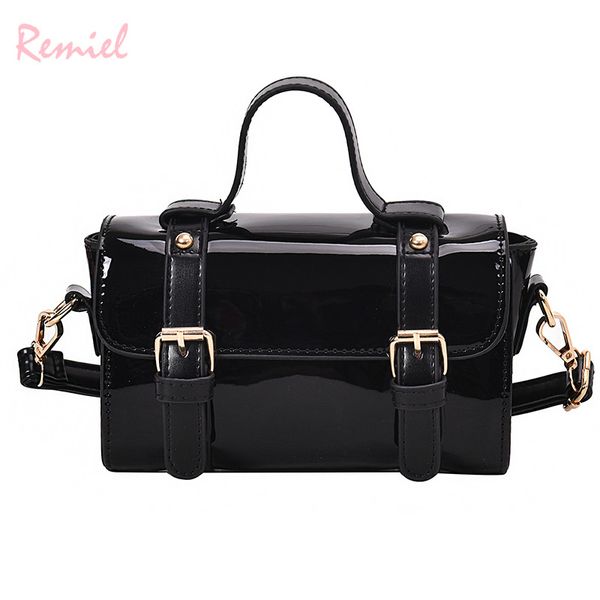 

mirror patent leather female tote bag 2019 new pu leather women's handbag casual shoulder messenger bags