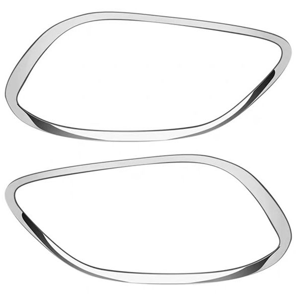 

front head fog lights cover molding trims fit for - glc x253 2016-2019