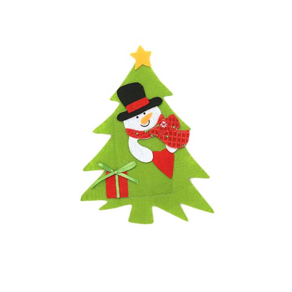 

knife fork bag cover christmas tree xmas kitchen dinner tableware decoration