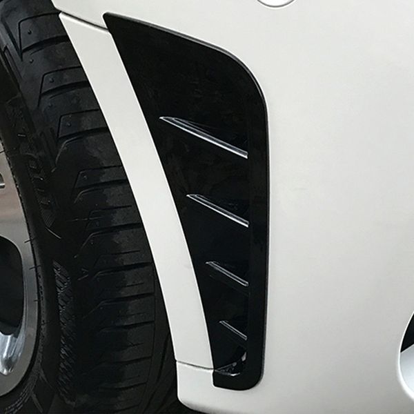 Автомобиль стайлинг колесо брови декоративные наклейки акула щека вентиляционные вентиляторы передний бампер впускная отделка для Mercedes Benz GLC 260 300 2020