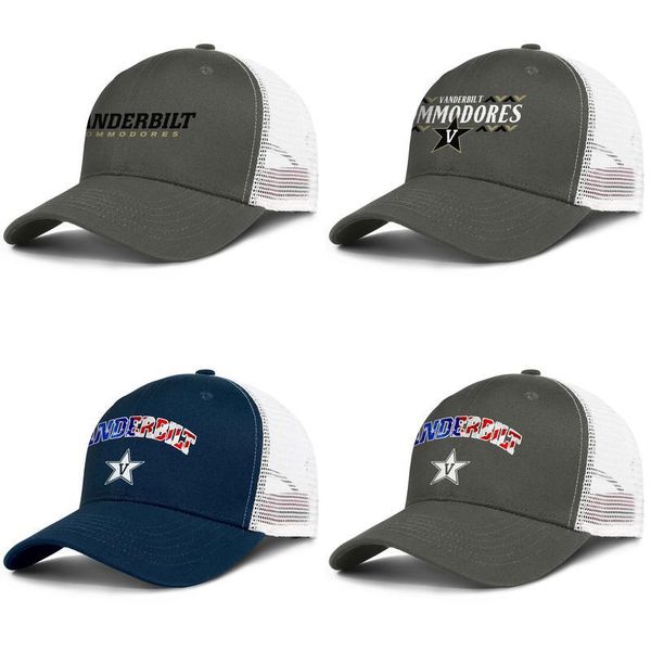 

вандербильт commodores футбола товарного знак сша флаг логотип военно-морской флот-синий для мужчин и женщин дальнобойщик крышки мяч прохлад, Blue;gray