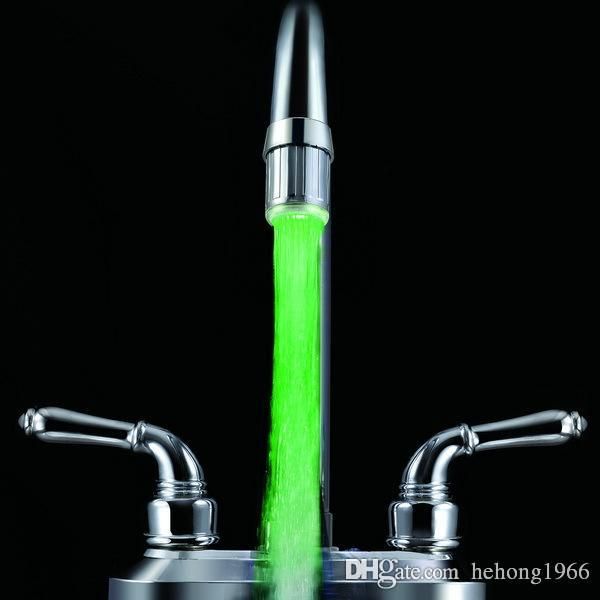 

красочные изменение смесители свет красочные светодиодные водопроводный кран поток лампы гладкие светящиеся кран лампы мода главная инструме