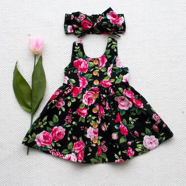 

new summer baby girls dress butterfly printing cotton baby bohemia dress princess costume children beach dress for girl 2020, Red;yellow