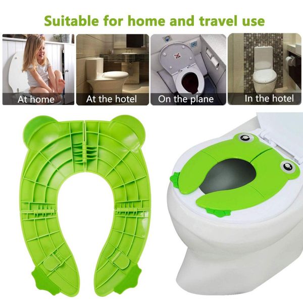 

portable closestool seat training safety cover cushion portable travel closestool seat travel potties with 4 anti slide silicone