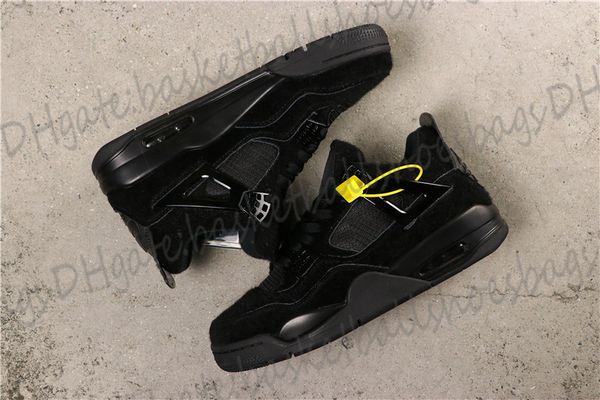 

mens shoes mens sport shoes black pony hair men sneaker basketball shoes 4s j4 sneakers boots with socks and boxes 40-47
