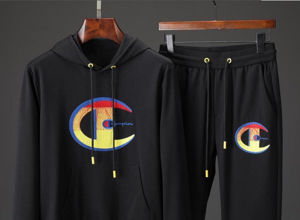 

мужские спортивные костюмы бренд спортивная одежда 2019 с капюшоном с длинным рукавом с капюшоном для мужчин спортивные костюмы для бегунов, Gray