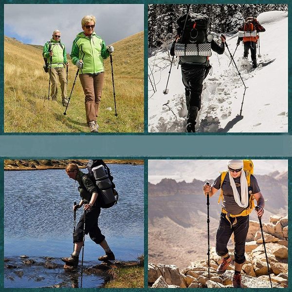 

треккинг прогулки поляков регулируемые trekking полякам walking лыжных палок противоударной туризм стик 65-135cm trekking полякам