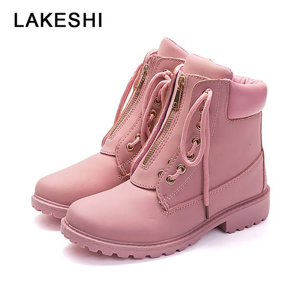 

new women boot autumn women's shoes female winter shoes women fashion snow boots ankle boots bota heel, Black