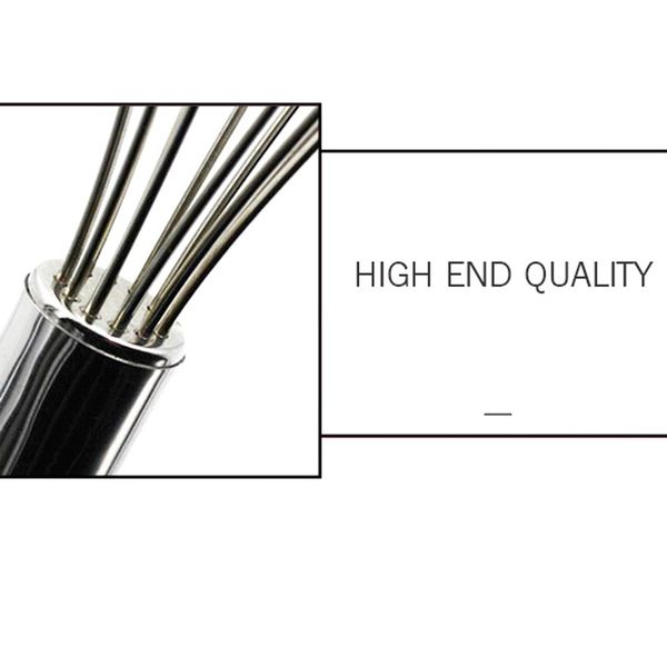 

baking tools stainless steel 8/12-inch manual egg beater kitchen blender cake tool professional for party