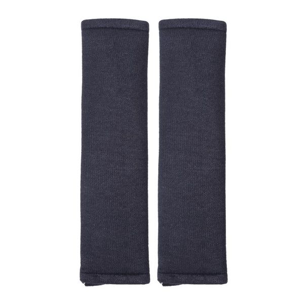 

2pcs car styling car safety seat belt strap soft shoulder pads cover black cotton cushion harness pad protector for adult