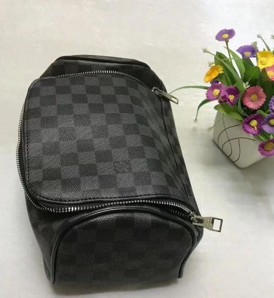

Waterproof necessaries Makeup organizer Toiletry bag women men Travel kits make up Cosmetic Bags organizador Double zipper