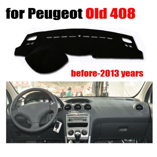 

car dashboard covers mat for old 408 before-2013 years left hand drive dashmat pad dash cover auto dashboard accessories
