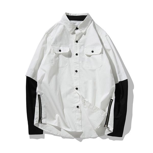 

бесплатная доставка 2018 новый стиль с длинными рукавами письмо печати тела для мужчин и женщин весной и осенью cxy71, White;black