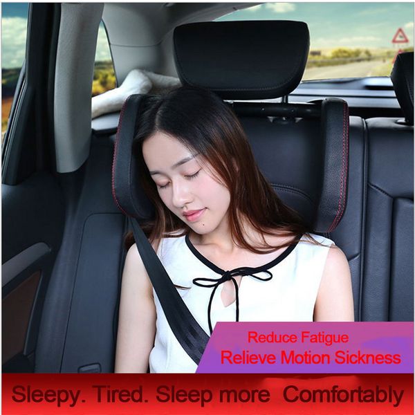

1pcs car neck cushion neck headrest pillow support head restraint seat pillow travel sleep cushion for kids adults