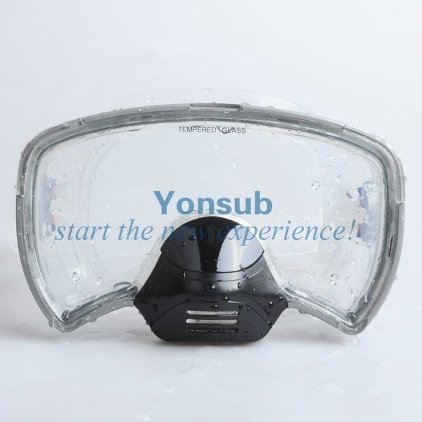 

scuba diving mask tempered glass snorkeling set only grey available