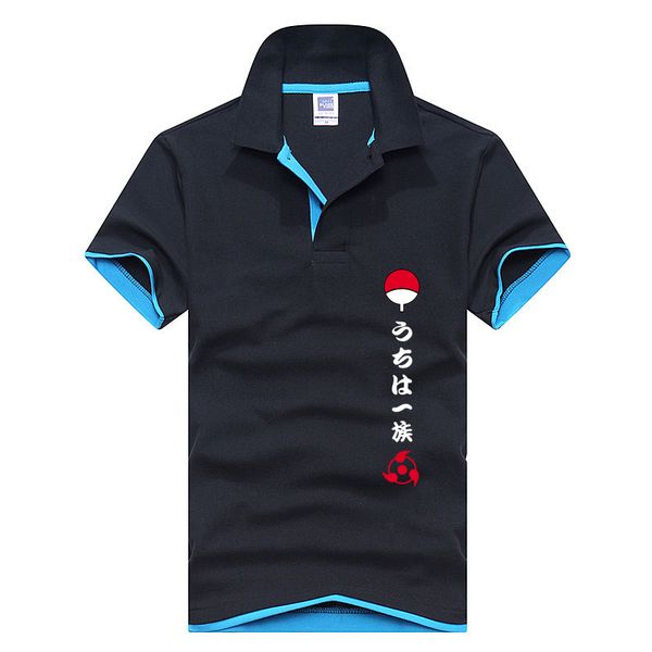 

naruto 2020 модный бренд рубашка мужчины naruto print pol masculino уличная одежда мужские поло рубашки кофты poloshirt, White;black