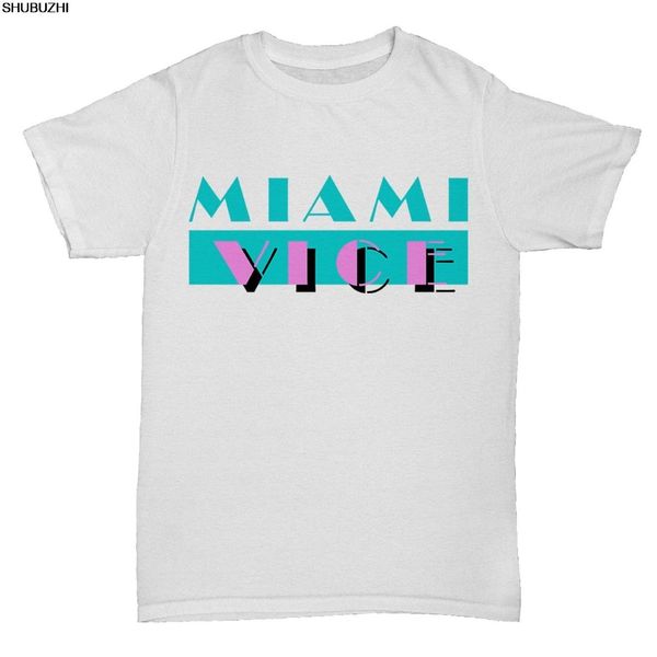 

vice tv themed tribute 90s movie film cult 80s t shirt new t shirts funny tee sbz1262, White;black