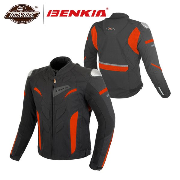 

benkia motorcycle jacket men moto jacket motocross body armor with waterproof linner moto protection riding m-5xl
