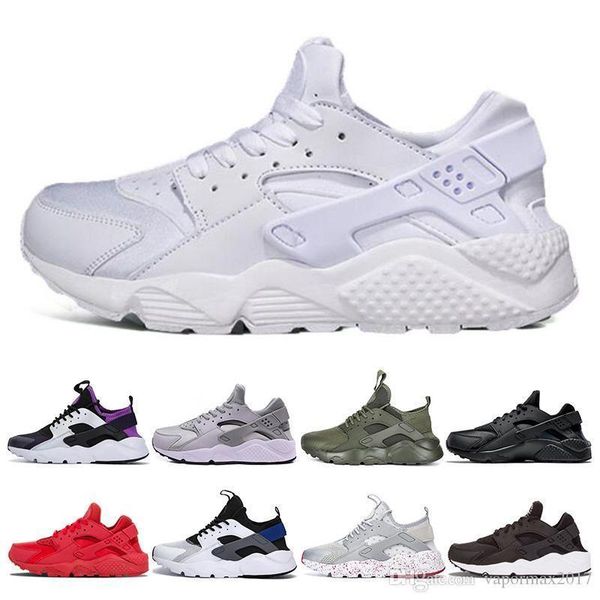 

2019 huarache 1.0 4.0 mens womens running shoes triple white black red grey huaraches outdoor runner sport trainers sneakers eur 36-45