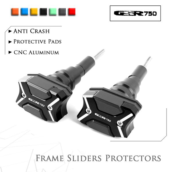

frame slider crash protector guards for gsr750 gsx-s 750 gsr 750 2011-2017