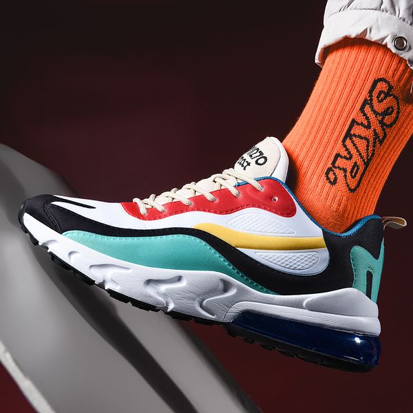

men running shoes breathable male comfortable mesh lace-up sport shoes trend lightweight flexible soft outdoor walking sneakers