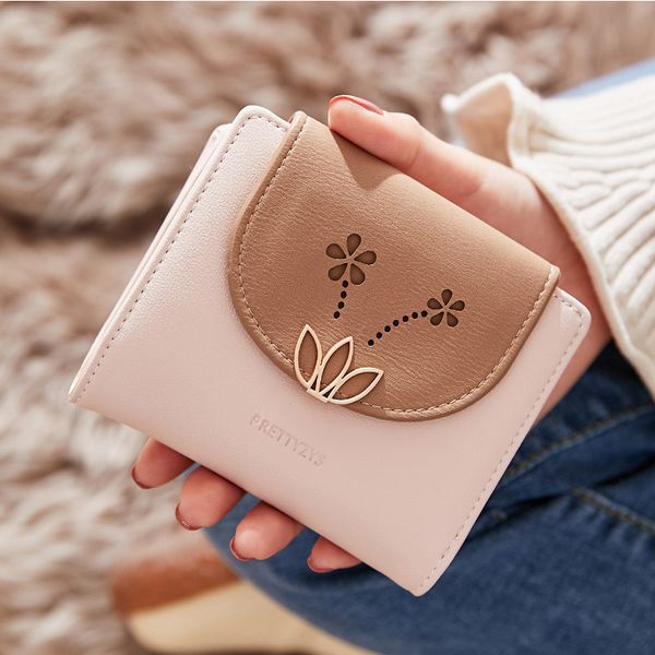 

oeak women wallets small fashion brand leather purse women card bag for 2019 wallet purse money clip, Red;black