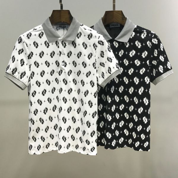 

оптовые новые случайные футболки мода мужская с короткими рукавами роскошные футболки роскошные ювелирные изделия polotshirt, White;black