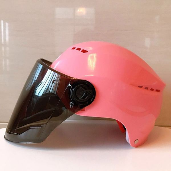 

motorcycle summer breathable helmet scooter open face cap with sunshield motor e7ca