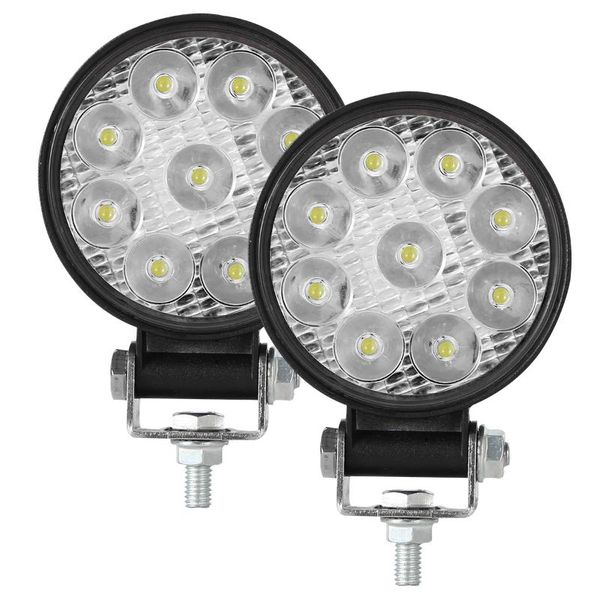 

9leds car work light90-160w waterproof dustproof shockproof square auto truck mini spotlight white fog lamp for off-road boat