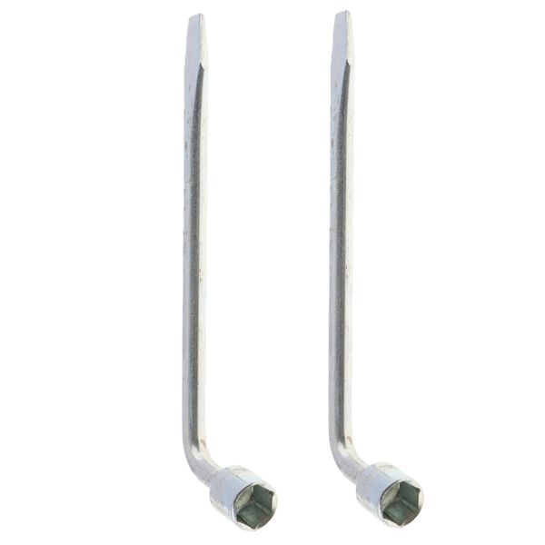 

2x 21mm wheel lug nut wrench car truck brace tire hex key socket spanner