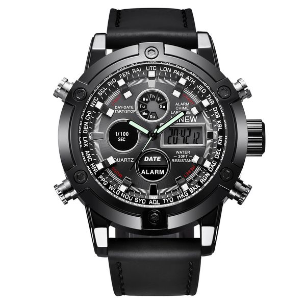 

2019 new waterproof limited edition steel belt calendar watch 01.08, Slivery;brown