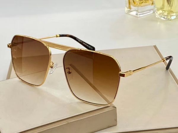 

metal gold square frame sunglasses brown shaded 0118 sun glasses shades men sunglasses gafas de sol new with box, White;black