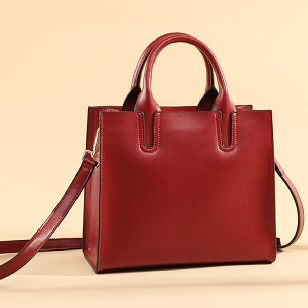 

leather women's bag single shoulder bag oblique satchel handbag new