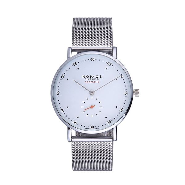 

luxury nomos men watch ultra thin fashion quartz watch men women sports casual watches clock lovers dwellers wristwatches, Slivery;brown