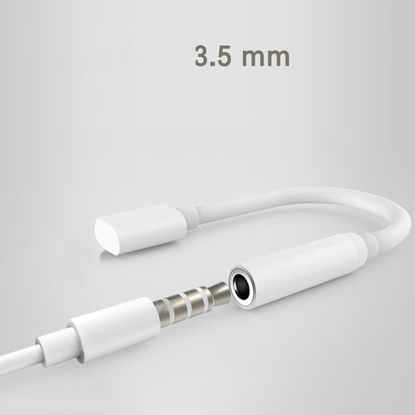 

Support 1o 12 ver ion 3 5mm earphone headphone jack adapter converter cable lighting to 3 5mm audio aux connector adapter cord dhl free