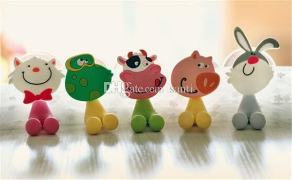 

new home bath bathroom toothbrush holders cute cartoon sucker toothbrush holder suction hooks