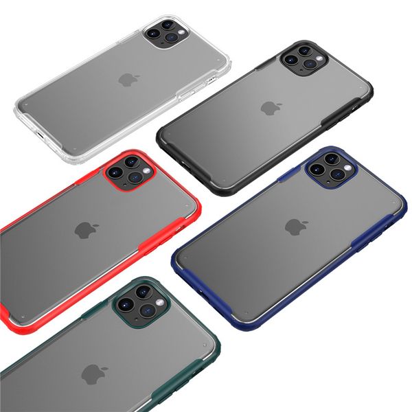 

роскошный телефон чехол для iphone11 pro max anti-отпечатков пальцев матовый прозрачный жесткий pc защитный чехол для iphone11 x xs max xr 7