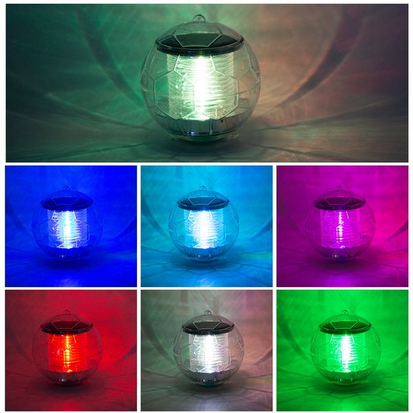 

outdoor led solar water float lamp garden swimming pool decoration floating magic lamp