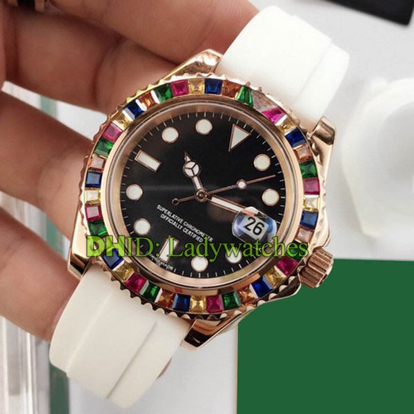 

116695sats 126655 126621 126622 роскошные часы автоматические механические наручные часы дизайнерский браслет из нержавеющей стали браслет с, Slivery;brown