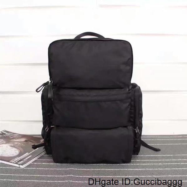

brand backpack balck nylon backpacks p womens and mens backpack 175 style backpack size 32*40*18cm big size sports backpacks