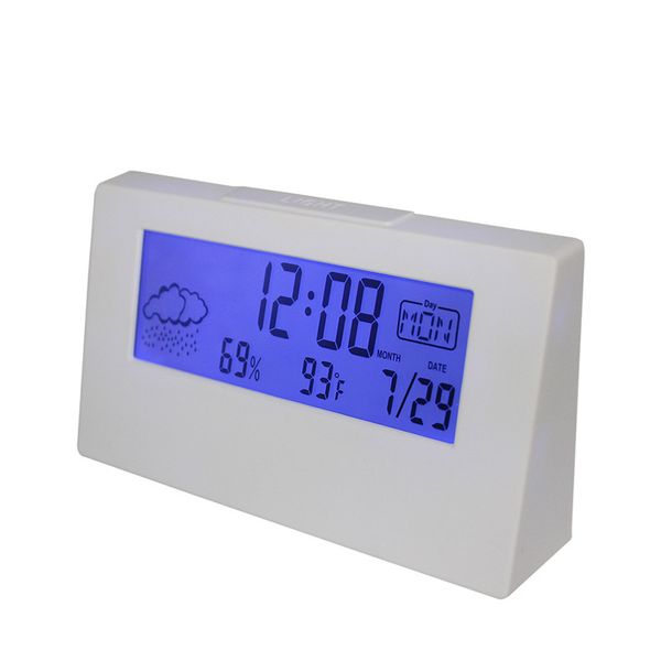 

alarm clock temperature humidity monitor digital weather station for office bedside kitchen